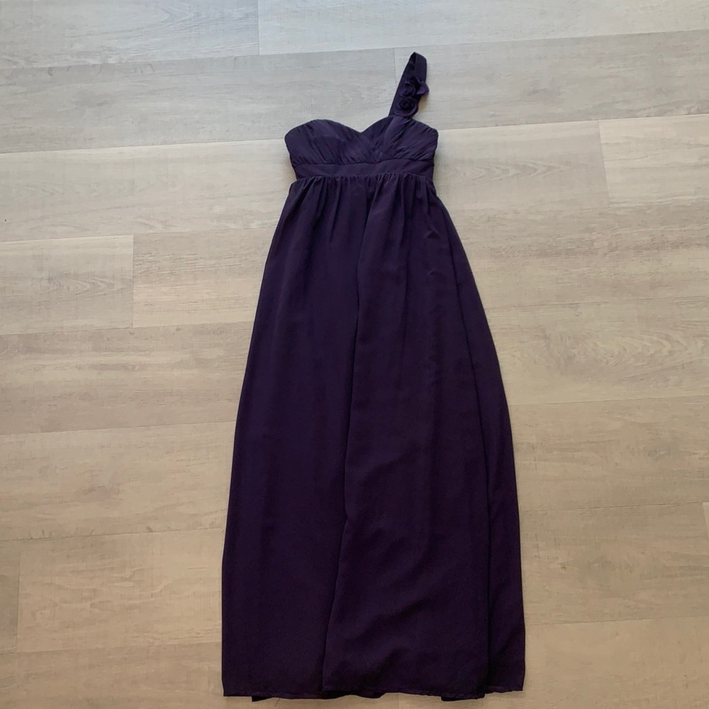 Alfred Angelo Bridesmaid Dress Prune